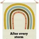 Inspirational Quote Gifts Wall Decor Hanging Pennant Flag Banner Motivational Rainbow Baby Gift for Nursery Bedroom Kids Room Playroom Wall Sign Decor Baby Shower Christmas Birthday Presents