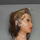 26"-28" Light Auburn Hair Mannequin Head Practicing Braiding, Cosmetology Mannequin Head with Hair for Styling, Training Doll Head for Group Practice Braids Skills and Have Fun