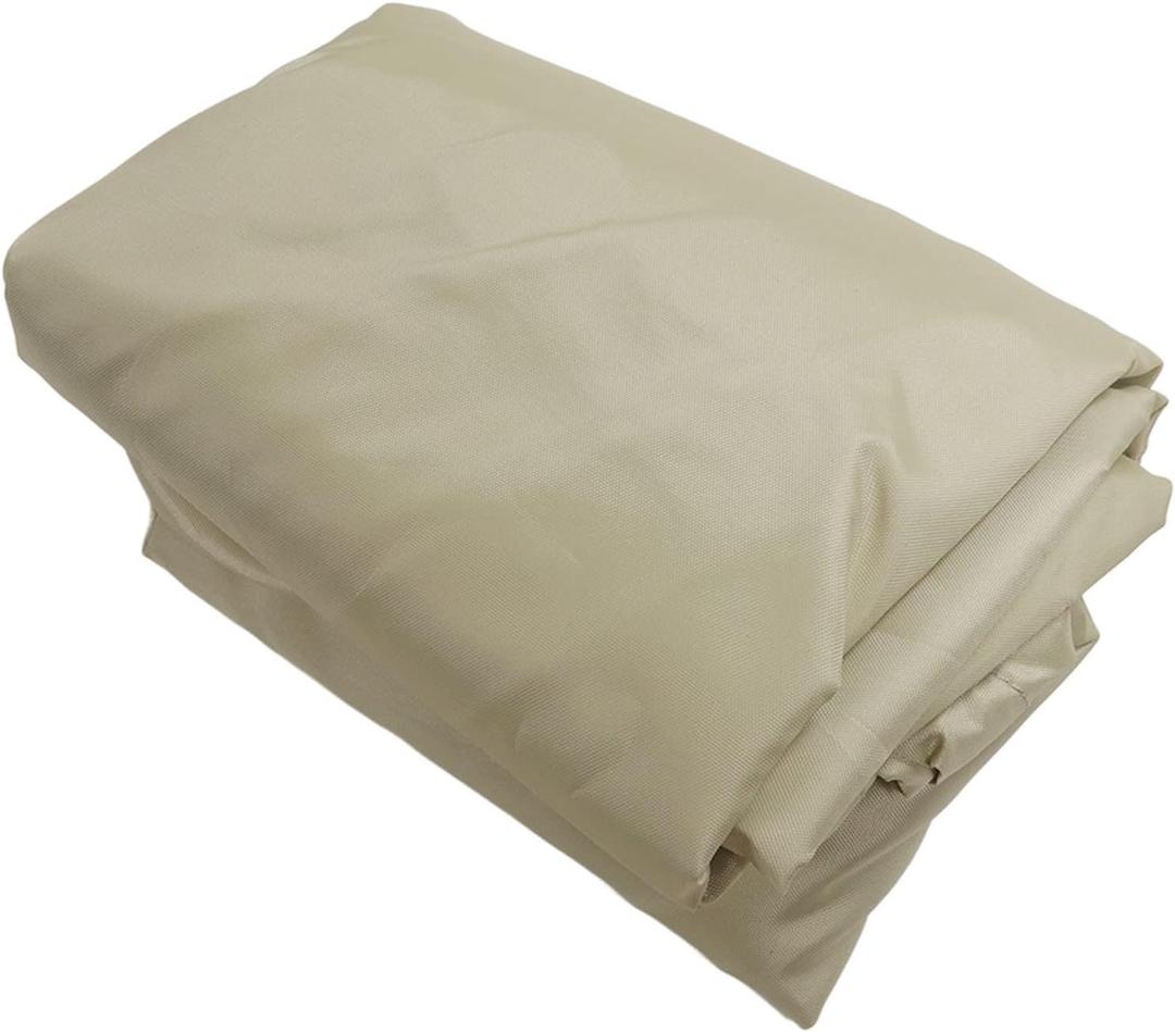Snowthrower Cover Multifunction Large Portable Snowplow Dust Cover for Snowthrower (Beige)