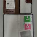 MONASAY Wallet Case Fit for Samsung Galaxy S25+ Plus 5G, [Lens & Glass Screen Protector Included] [RFID Blocking] Flip Folio Leather Cell Phone Cover with Credit Card Holder, 6.7 inch, Brown