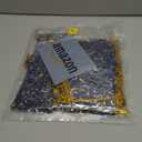 YHJZ 100PCS Moon Star Organza Bags, 4x6 inches (10x15cm) Small Mesh Bags Drawstring for Wedding, Party, Festival (Blue)