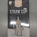 GROSMIMI Spill Proof no Spill Magic Sippy Cup with Straw with Handle for Baby and Toddlers, Customizable, PPSU, BPA Free 10 oz (Peach)