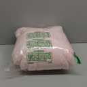 Bedsure Pink Throw Fluffy Blanket for Bed - 350GSM Super GentleSoft Fuzzy Cozy Plush Blankets for Women, Cute Small Fleece Throws for Girls, 50x60 Inches, Wider Striped Design (01 - Crystal Pink)