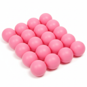 Soulchen 24 Pcs Pink Mini Stress Ball 1.57" Sports Balls Emotion Toys