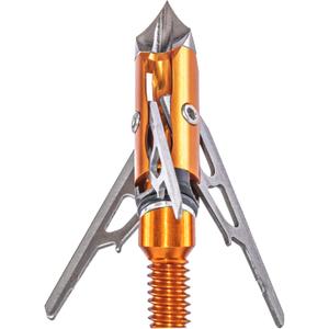 RAGE 3 Blade Chisel Tip X Crossbow Broadhead 1.6" Cut, Orange (60200)