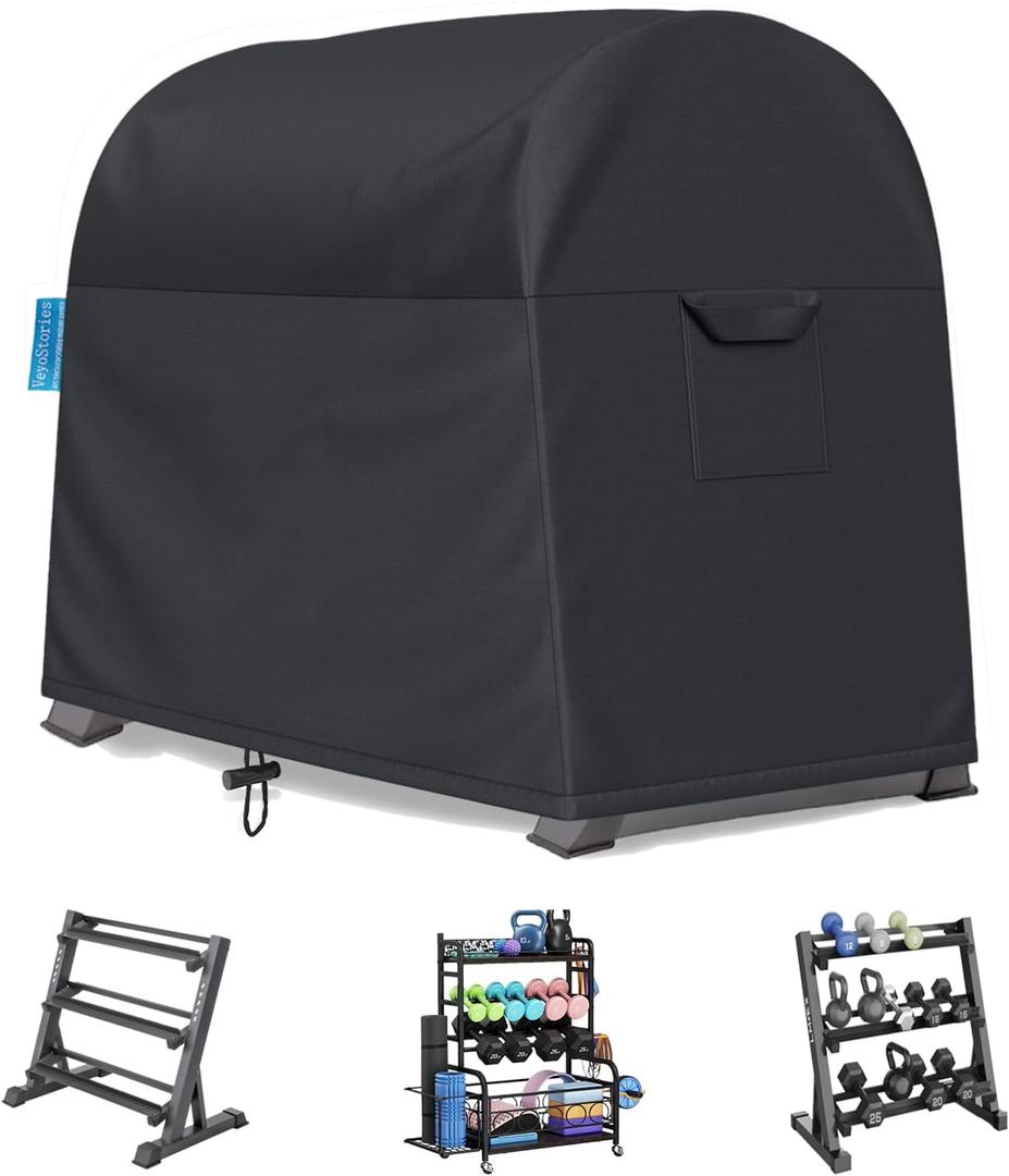 Dumbbell Rack Dust Cover, A-Frame Dumbbell Rack - Waterproof and Dustproof for Home Gym Dumbbell Set Brackets, Large - 41"L x 25"W x 33"H