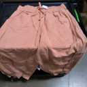 L linen pants orange