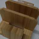 Kunovo Bamboo Pot Lid Holder,Cutting Board Organizer,Baking Sheet/Pan Organizer Rack for Cabinet (GGJ-A)