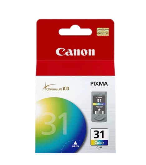 Canon CL41 Ink Cartridge, Tri-Color, in Retail Packaging