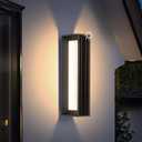 MVBT 20.5" Solar Wall Lights Outdoor Waterproof, 1 Pack Solar Wall Sconces Lights Outdoor, 3000K LED Modern Porch Light, Front Door Light Fixture Dusk to Dawn, Large Exterior Garage Light for House