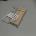 2 1/2"W x 6 1/2"H x 1"P Americraft Solid Hardwood Stain Grade Smooth Plinth Block with Squared Edge, White Oak