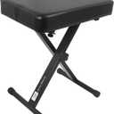 On Stage BP-010-BK Padded Keyboard Bench