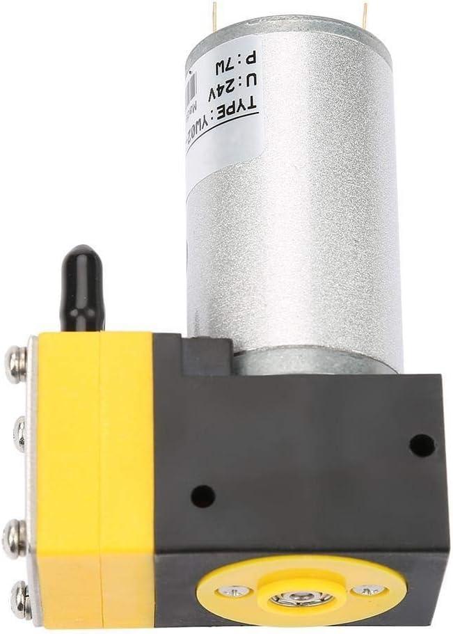 Diaphragm Mechanism, Diaphragm Pump Mini Diaphragm Air Compressor 24V 0.4-1L/min Miniature Diaphragm Pump Vacuum Pump for Air/Liquid