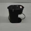 Small Single Serve Coffee Maker, Fast Brew One Cup Coffee Machine for K Cup and Grounds, 6 to 12 oz. Brew Sizes, Capsule Coffee Machine with Descaling Reminder and Viewing Tank, Black (9.45 Inches)