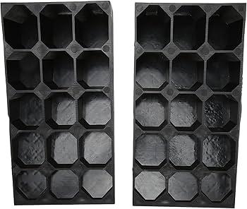 Starting Block Pedals, Block Pedals with Skid Resistance Stripe Thicker Starting Block Plastic Pedals for Sports Training Competitions 
