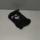 Smiry Stretch Printed Office Computer Chair Covers, Universal Desk Rotating Chair Slipcovers Removable Washable, Soft Fit Anti-Dust Spandex Protector Cover with Zipper, Black