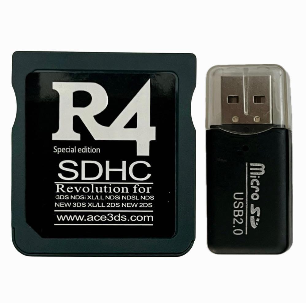 R4 SDHC Wood firmware Works on DS DSI 2DS 3DS DSIXL NEW 2DSXL NEW 3DSXL