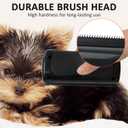 Deshedding Brush, Shedding & Grooming Supplies for Matted Hair, Loose Hairs | Pet Short Hair Removal Tool for Cats, Dogs, Rabbits, Horses (1)