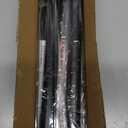 CorkLatta Black Shower Curtain Rod 31 to 80 Inch,1 Inch Diameter Adjustable Spring Tension Stainless Steel Telescoping Rod,Easy Install,No Rust