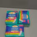 Always Ultra Thin Feminine Pads Without Wings for Women, Size 1, Regular Absorbency, Unscented, Up to 100% Leak-Free Protection, 44 Count x 3, 132 Count Total