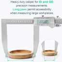 20 Inch Digital Caliper Long Jaw Caliper with 6" Jaw Depth Calipers Measuring Tool All-Metal Frame Large LCD Screen 0.0005"/ 0.01mm Resolution (20"/ 500mm)
