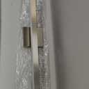 KAISITE Modern Bathroom Vanity Light 32 Inch - Brushed Nickel Fixture Over Mirror, Dimmable 5CCT LED Bar Light for Restroom