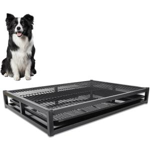 Gugxiom 62 * 43 * 8cm Training Toilet Potty Tray, Portable Dog Training Toilet, Reusable Long Lifespan Easy to Clean Indoor Outdoor Pet Litter Box for Puppy