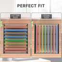 Hanging File Folder Frame for Legal and Letter Size,Hanging File Organizer Holder Rack Hanging Folder Rails for Filing Cabinet Desk Drawer,15.2" L x 12.4" W x 10.5" H,2 Pack