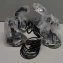 Keychain Kit Circle Carabiner O Ring Set Universal Size Round Strong Key Rings ,45 packs