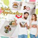 Estune 30 Pcs Easter Iron on Transfers He is Risen Iron on Decals Patches Christian Religious Cross Heat Transfers Vinyl Easter Heat Decals for Clothes Bag Covers DIY Decorations