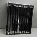 Snagle Paw Extra Wide Dog Gate,Free Standing Dog Fence with Door, Up to 208 Inch Wide Pet Gate with Support Feet for Stairs, Hallways, Doorways, Yard (Black, 8 Panels)