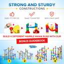 Marble Mania Marble Run - Marble Runs for Kids - 162 Pieces Plus Storage Tub - Construction Toys for 4-8 Year Old Boys or Girls - Educational STEM Toys for 4+ Year Olds