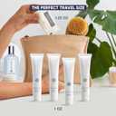 Infuse Pure White Tea and Coconut Hotel Soaps and Toiletries Bulk Set | 1-Shoppe All-In-Kit for Airbnb | 1oz Shampoo & Conditioner, Body Wash, Lotion & 1.25oz Bar Soap | Travel Size 150 Pieces