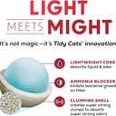 Purina Tidy Cats LightWeight 24/7 Performance Odor control, Multi-Cat, Clumping, 99.9 Percent Dust Free Cat Litter - 17 lb. Box