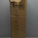 Novilla Foldable Mattress, Single Size Comfort Foam Trifold Mattress with Cloud Design Cover, 4 Inch Folding Mattress for Back Pain Relief, Suitable for Camping, RV Travel, 75"x25"x4" (White)