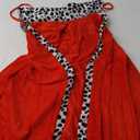 SATINIOR Red Prince Cloak Queen Robe Mardi Gras Costume Stage Performances Royal Cape for Halloween Costume Party Accessory(Adult Size)