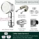 ZCONIEY Sink Faucet Sprayer Attachment Hair Pet Rinser Showerhead with Stop Water-saving Function
