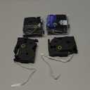 Labelife Replacement for Brother TZe-211 TZe211 P Touch Label Tape 6mm Label Maker Tape TZe TZ Tape 6mm 0.23 Laminated White for Brother PT-D220 PT-D210 PT-H110 PT-D400 PT-D600, 0.23 Inch, 4-Pack (Black on White)