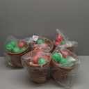 Fun Express Multicolor Plastic Christmas Bucket Toss Game Set, 6.75" x 6" (14 Pcs.) - Ideal for Family Gatherings, Community Events, Indoor & Outdoor Activities