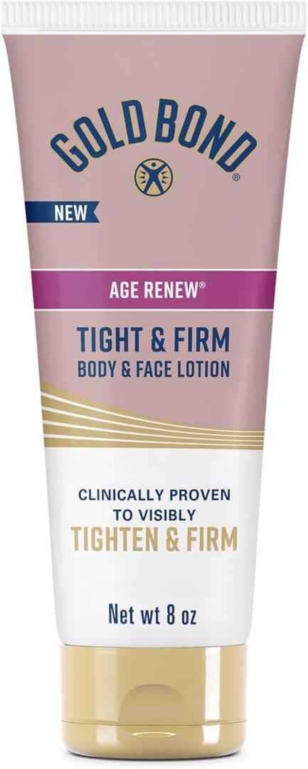 Gold Bond Firm Body & Face Lotion with Proteins & Lipids, Skin Firming Lotion for Women & Men With Aging, Dry Skin, 8 oz.