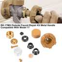 RK-17MH Repair Kit Metal Handle,Outside Faucet,Compatible with Woodford Model 17