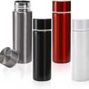 4 Pack Mini Stainless Steel Water Bottle, 5 Oz Insulated Small Water Bottle, Portable Leak-proof Purse Pocket Water Bottle Slim Water Flask, Keeps Drink Cold and Hot