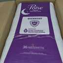 Poise Incontinence & Postpartum Pads for Bladder Leaks, 4 Drop Moderate Absorbency, Long Length, 108 Count