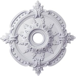 Ekena Millwork CM28BE 28 3/8"OD x 3 3/4"ID x 1 5/8"P Benson Classic Ceiling Medallion