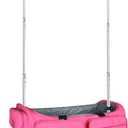Mavii Dance Bag with Garment Rack, 28 Inch Rolling Duffel, Ideal for Competitions & Travel, Water-resistant/Wipe-clean Fabric, Lightweight Aluminum Rack, Wheeled Upright Luggage, Hot Pink