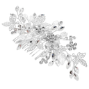 Missgrace Women Handmade Gothic Black Full Rhinestones Side Hair Comb Prom Party Special Occasion Punk Headpiece Rhinestones Hair Accessories. Handmade Bridal Hair Side Comb Wedding Clip &Pins Set, Sinide Leaves Rhinestone Bridal Barrette Flower Crys