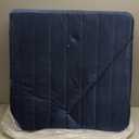 MeMoreCool Square Floor Pillow for Adults and Kids, Large Meditation Cushion with Thick Foam and Washable Tufted Cover, 24-Inch Navy Seat for Yoga and Sitting