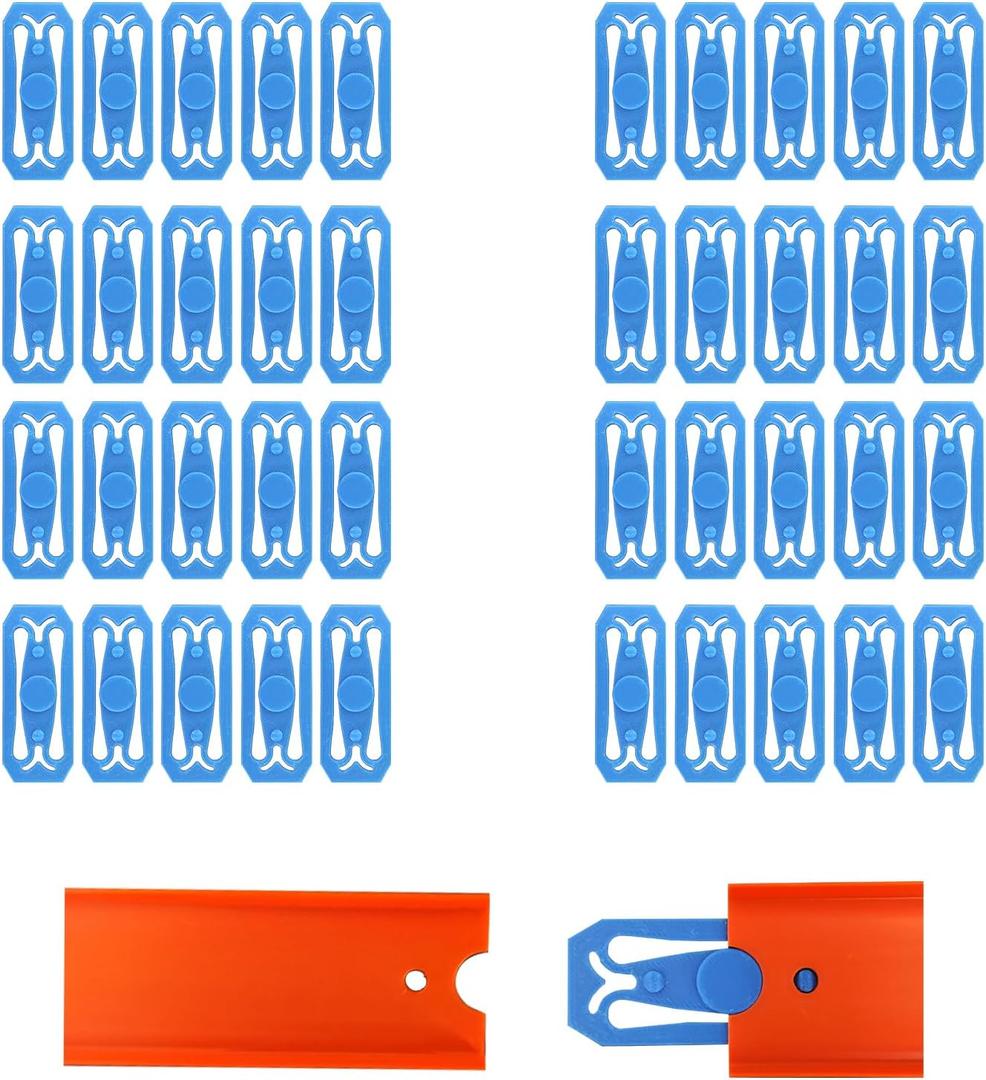 Racetrack Connectors Set of 40 Compatible with Hotwheels