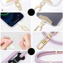 Anti-Slip Phone Wrist Strap - Universal Secure Hand Holder for iPhone 17/16/15, Samsung Galaxy S23/S24, Motorola, Pixel. Detachable Metal Hook, 11.8" Pink Nylon Rope, Prevents Drops & Frees Hands