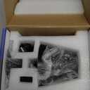 Modern LED Cordless Table Lamp, 4000mAh Rechargeable Battery, 3 Level Brightness Night Light, Metal Shell, Minimalist Design, for Couples Dinner/Coffee Table/Restaurant/Bedroom, Black